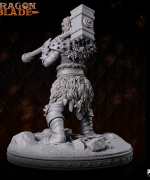 Alternative view of DWARF DORMORA HAMMER 3D Resina Alta Resolución