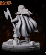 Alternative view of DWARF HEROIN ARLEEN AXE 3D Resina Alta Resolución